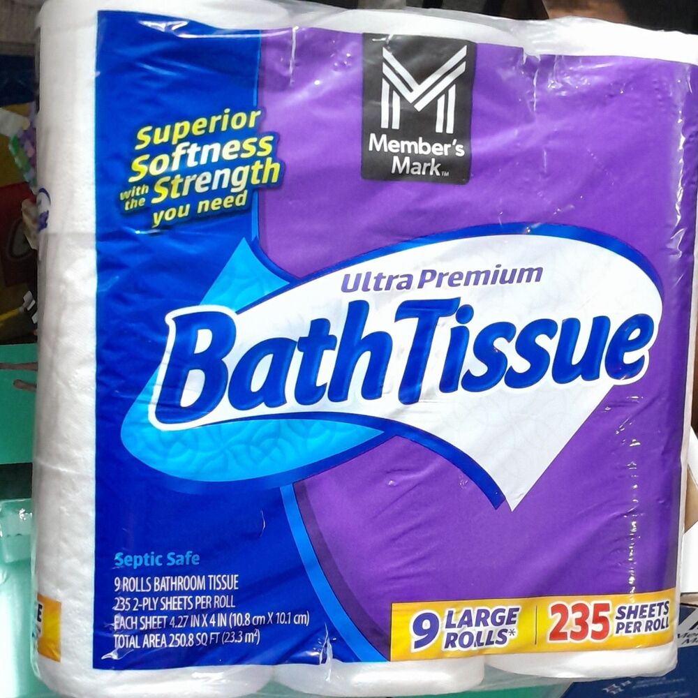 Member's Mark Ultra Premium Bath Tissue White 9 Rolls 2-Ply 235 Sheets/Roll
